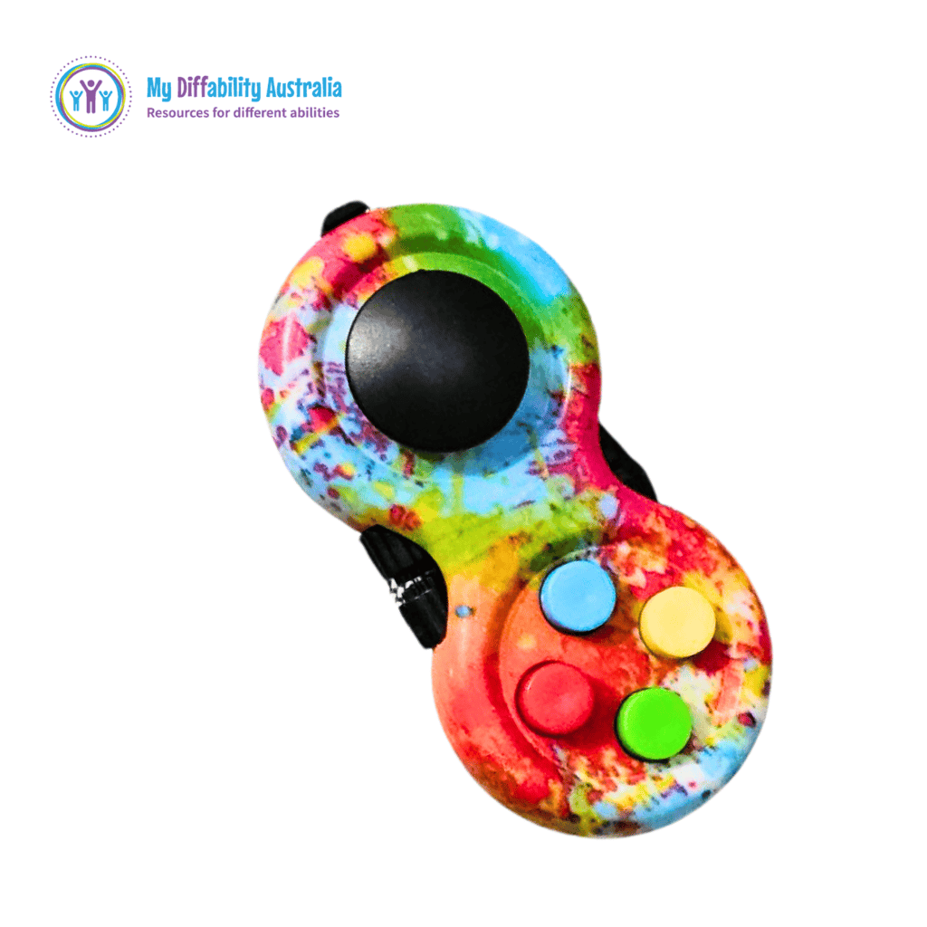 Zoom In View of Fidget Pad Stress Reliever Fidget Toy