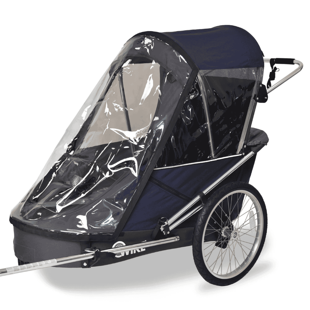 Zoom In View of Wike Special Needs Large Bike trailer with Stroller and Jogging Kit