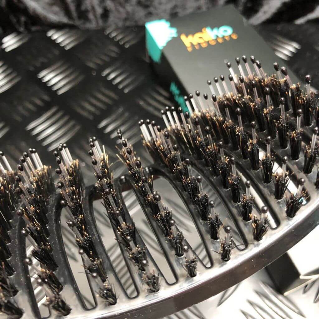 Zoom In View of the bristle of Sensory Hairbrush