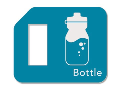 bottle school kids tag set