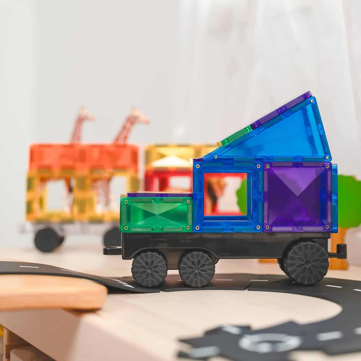 car from rainbow transport pack
