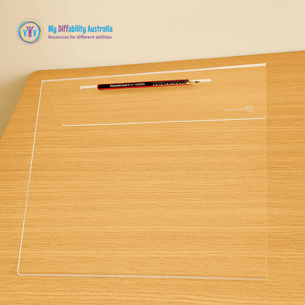 Slant board for writing used at home or in therapy