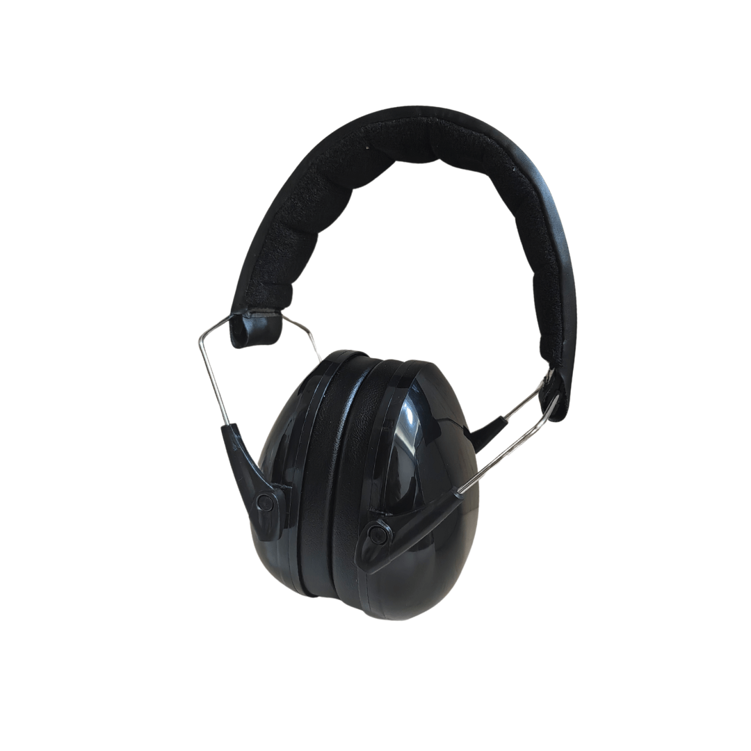 full view black ear defender ear muffs