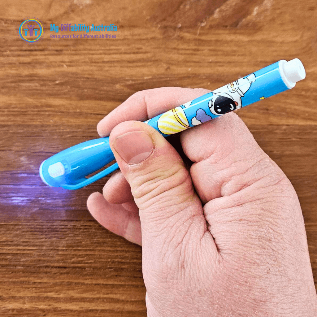 full view uv pens while turned on