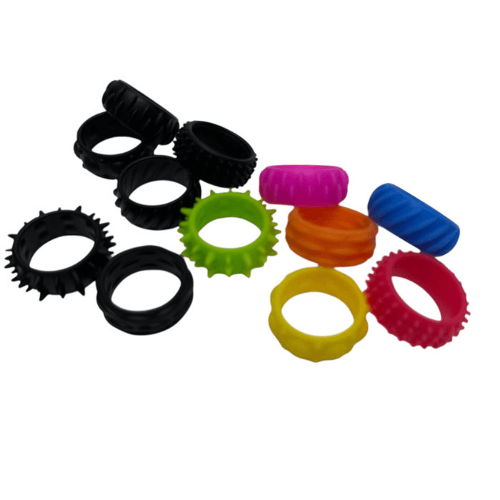Halo Picky Bands 6 from 2 sets different colour wearable silicone fidget bands