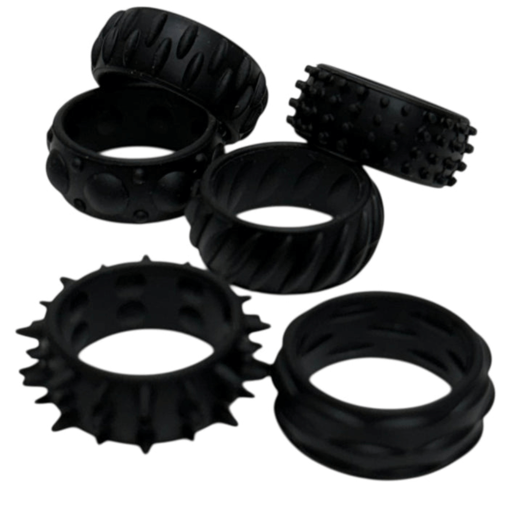 Six different textures of Halo Picky Bands