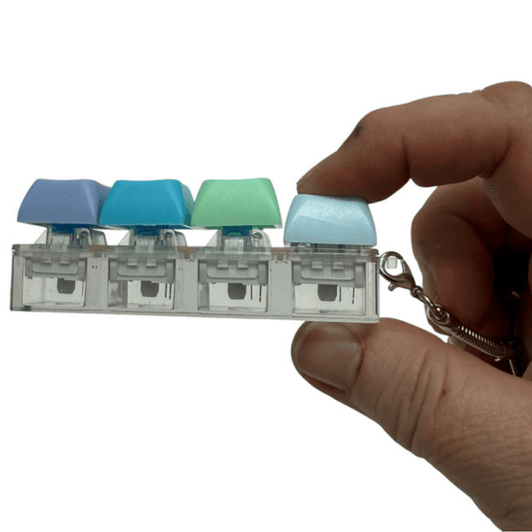 Click Key Chain Keyboard Click Keychain Fidget I Kaiko Fidgets I My Diffability - My ...