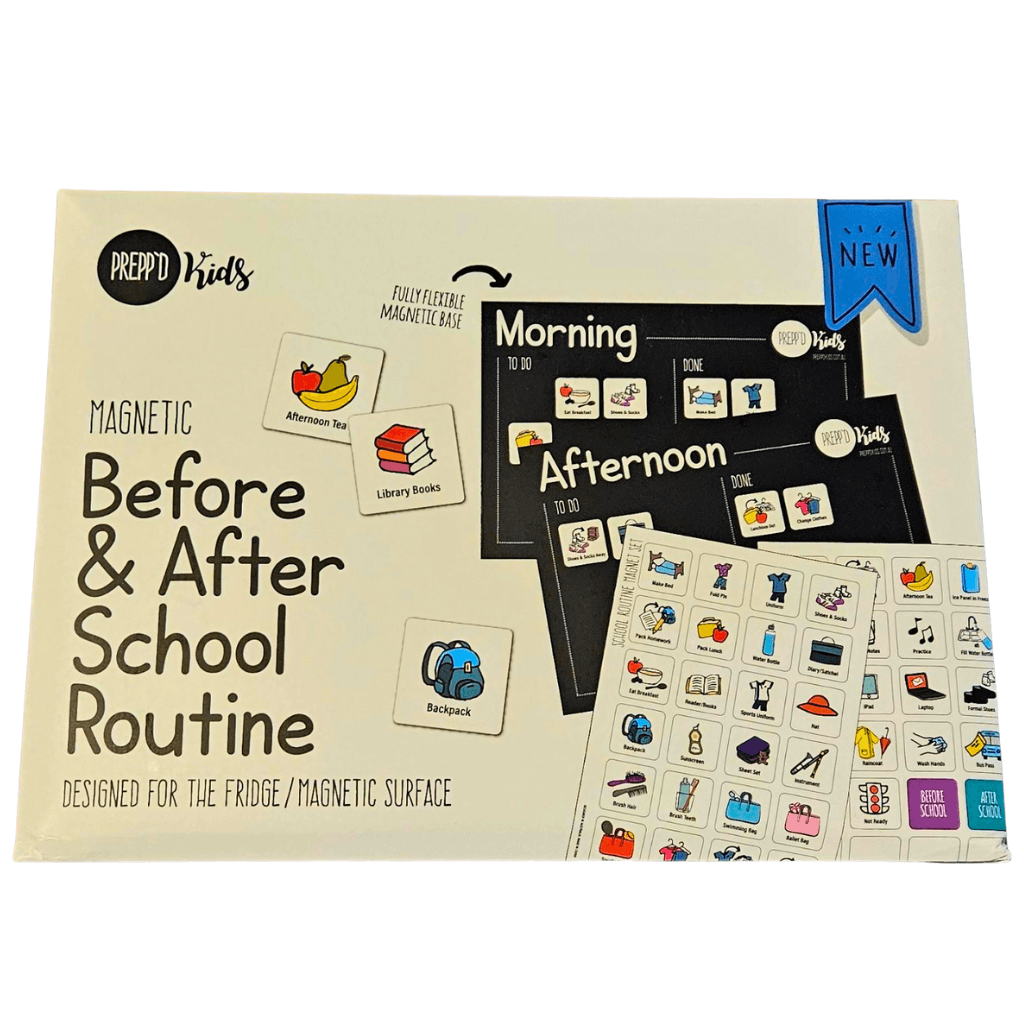 Before & After School Routine Chart Set - My Diffability Australia