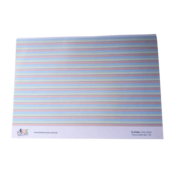 Script Tear Off Script Pads Rainbow Paper (Sky, Grass, Dirt) Tear-off Pad - My Diffability Australia