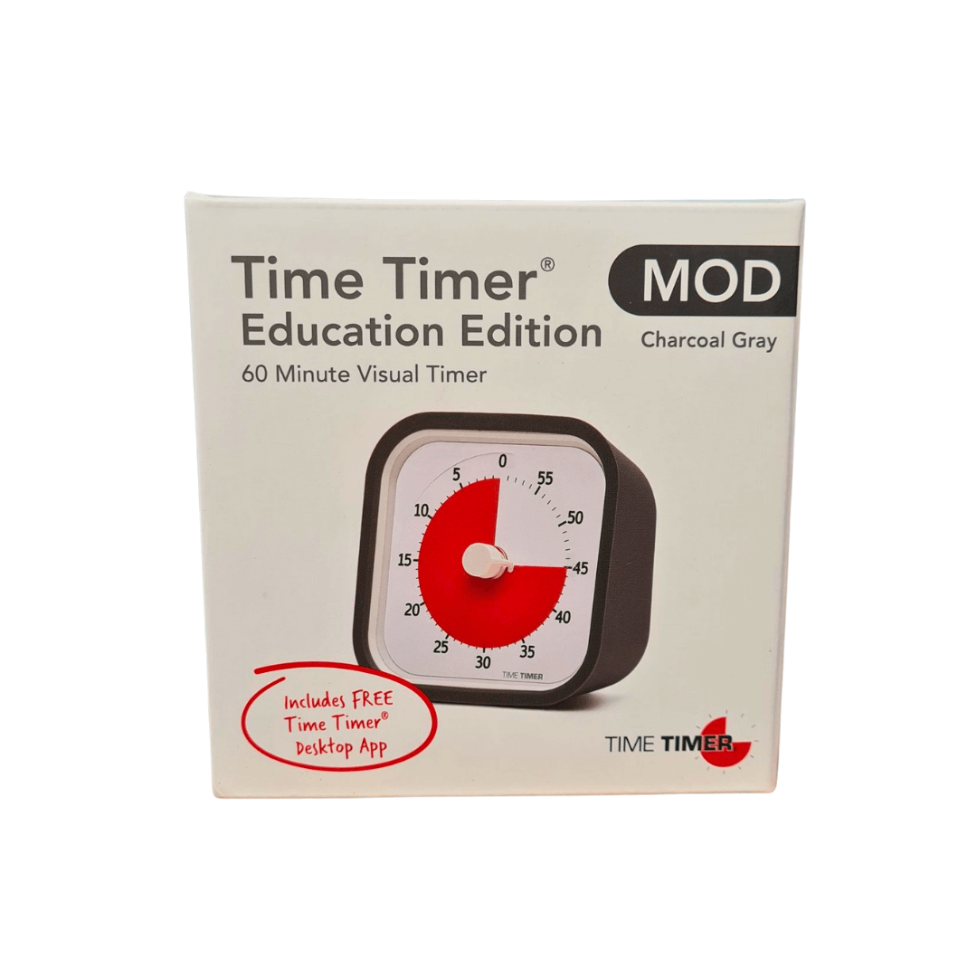 time timer mod charcoal packaging box