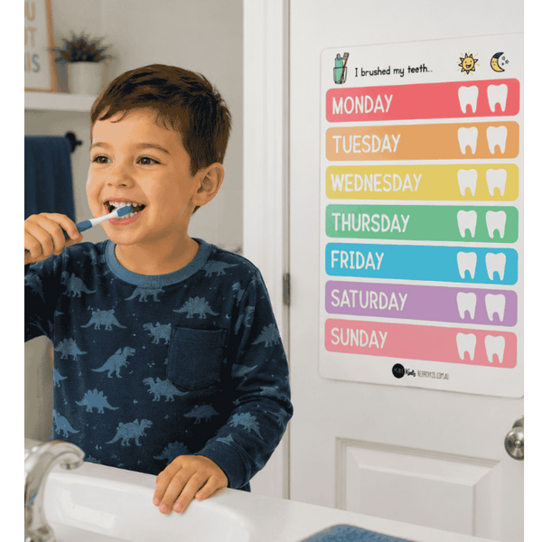 Tooth Brush Chart I Aids Independence in Self-Care I My Diffability ...