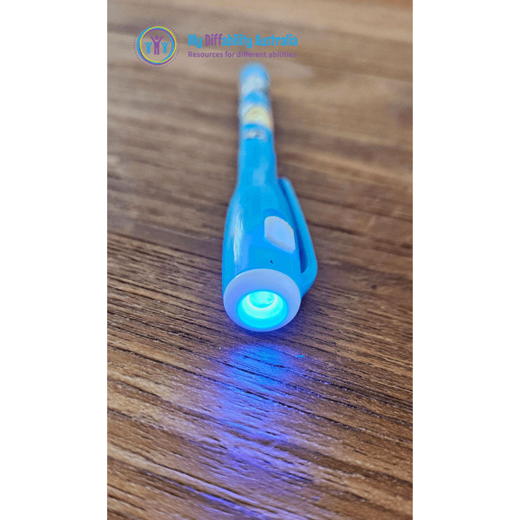 uv pens while turned on zoom out