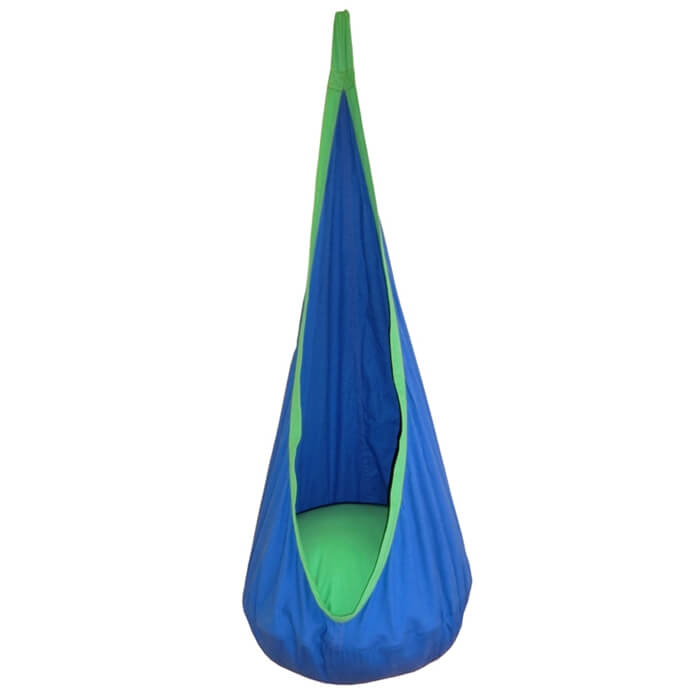 Blue Kids Hanging Tear Drop Pod