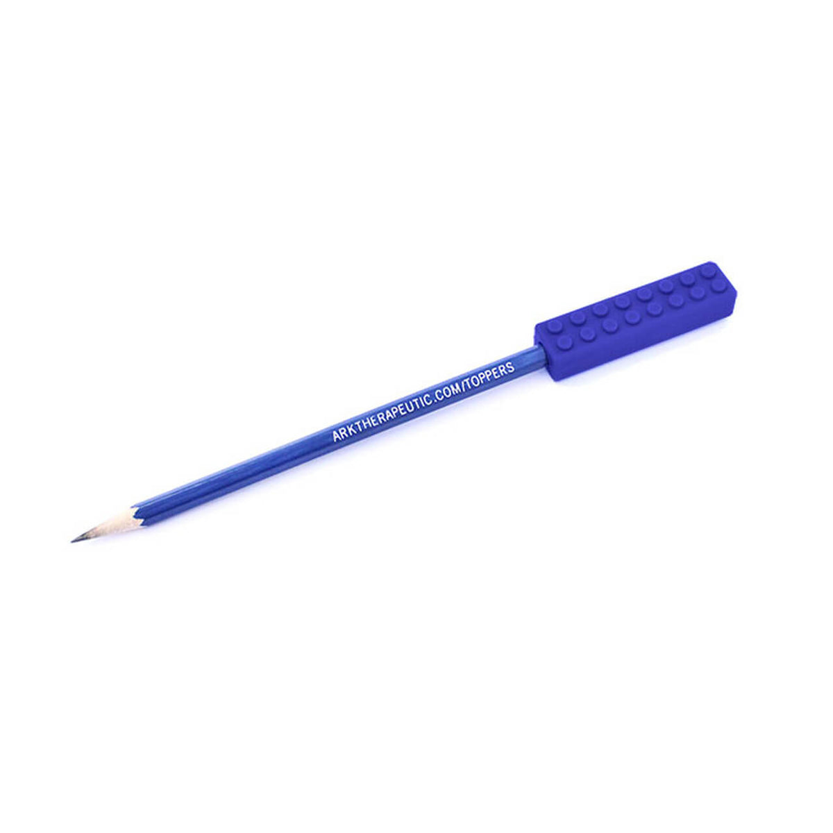 Brick Stick Chewable Pencil Topper Dark Blue