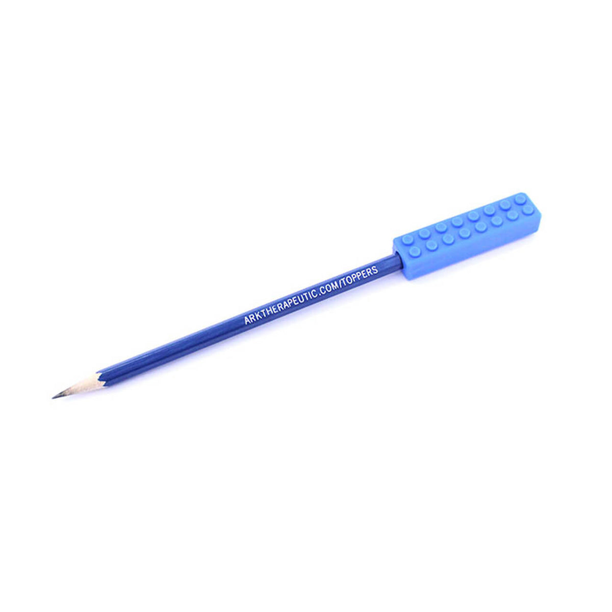 Brick Stick Chewable Pencil Topper Royal Blue
