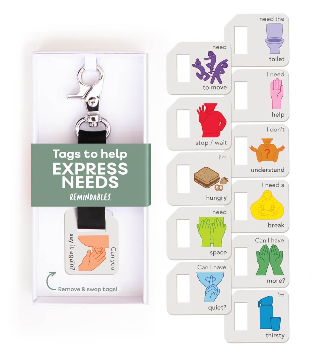 Communication Bag Tag Set