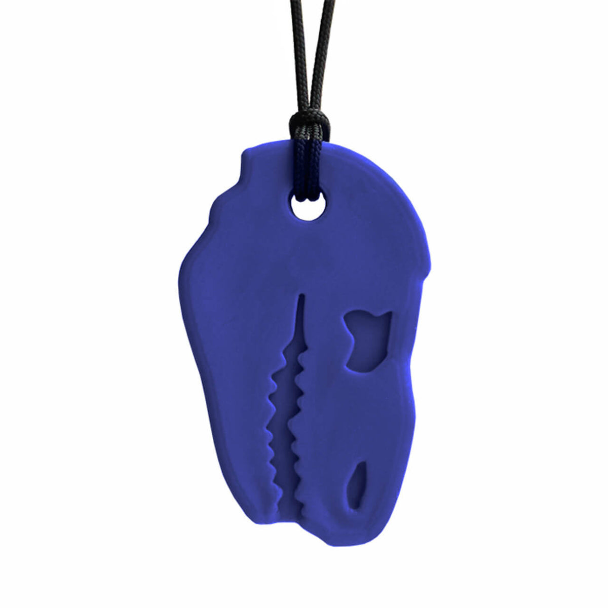 Dark Blue Dino Necklace