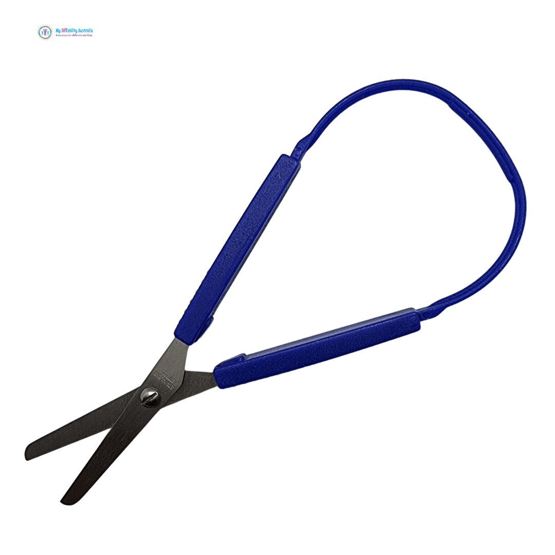 Easy Grip Squeezy Scissors Blue