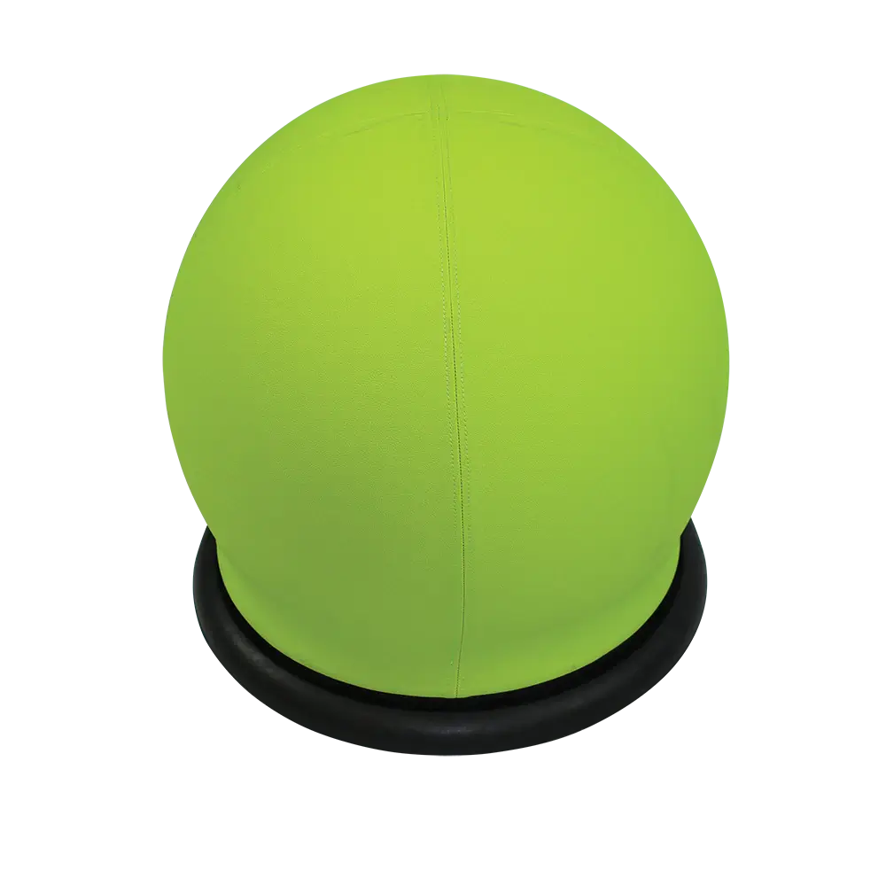 Green swizzle ball chair
