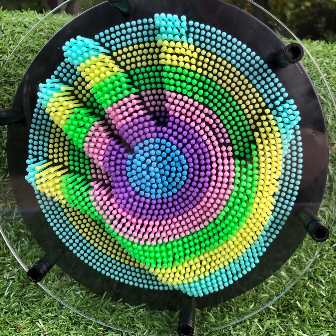 Large Rainbow Pin Art Tactile