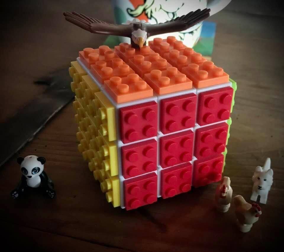 Lego Rubik Cube Puzzle Reduce Anxiety