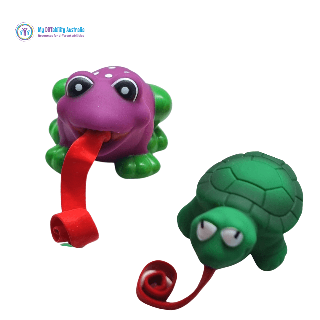 Long Tongue Fidget Creatures Frog And Turtle
