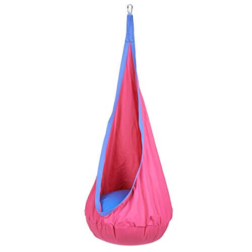 Pink Kids Hanging Tear Drop Pod