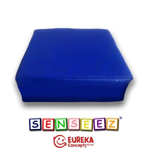 Senseez Vibrating Pillows Blue Ssquare Vinyl