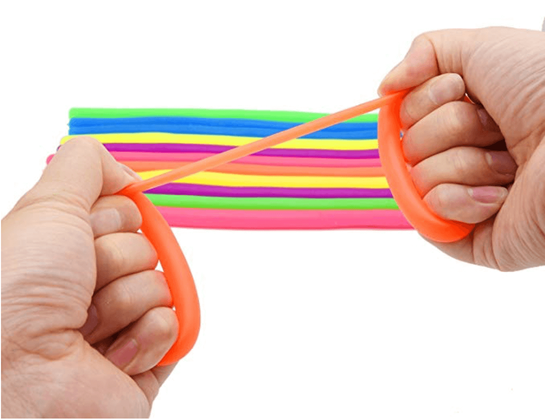 stretchy string fidget sensory toy pack of 6 tactile