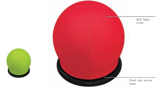 Swizzle Ball Chair with Measurement