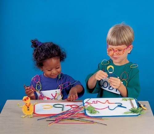 Wikki Stix Alphabet Card Set Tactile