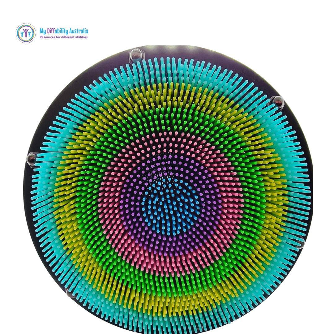 Zoom In Large Rainbow Pin Art