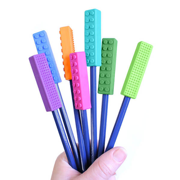 arks brick stick chewable pencil toppers