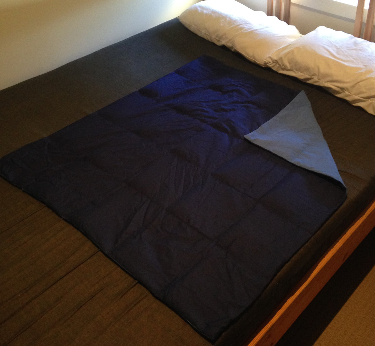 Weighted Blanket - Single bed size (blue on blue)