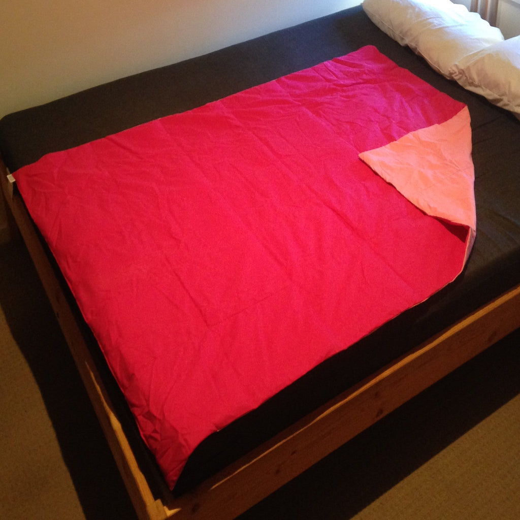 Pink single weighted blanket