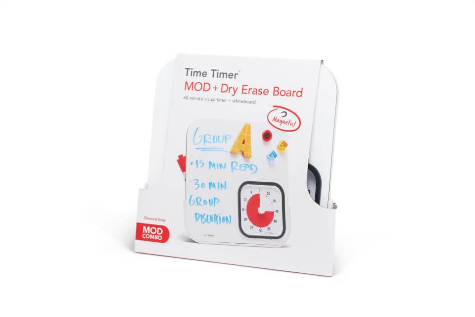 time timer mod with dry eraser board packaging