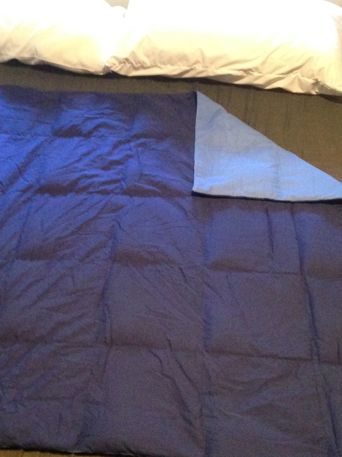 Weighted Blanket - Single bed size (blue on blue)